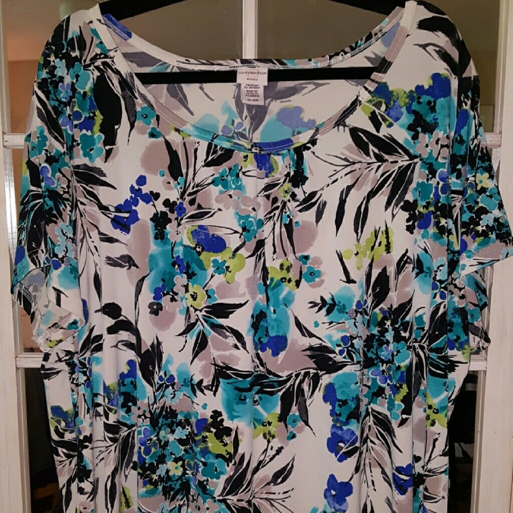 COPY - Beautiful Light plus size summer blouse